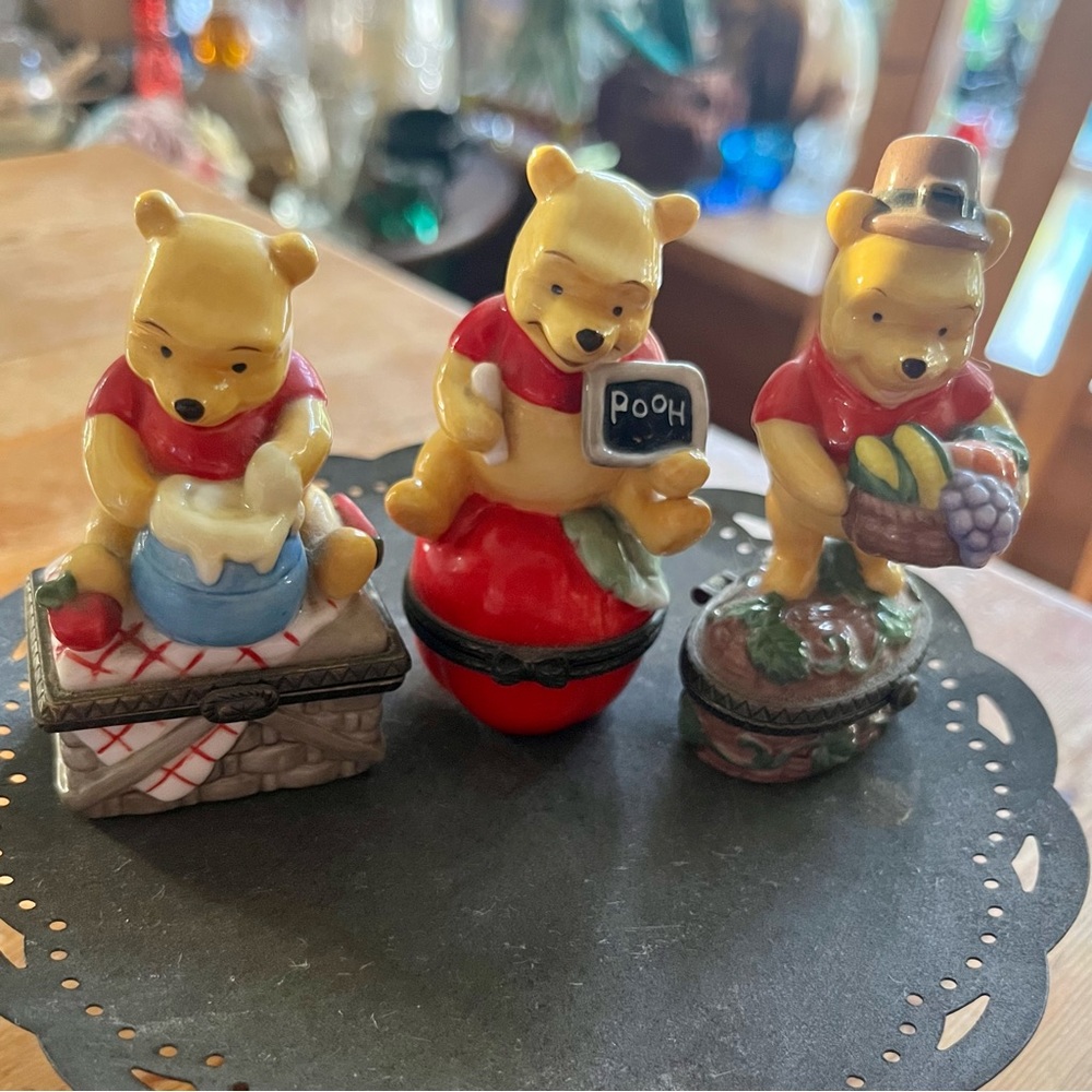 Disney Pooh Trinket Box Months of the Year: Choose August, September or November